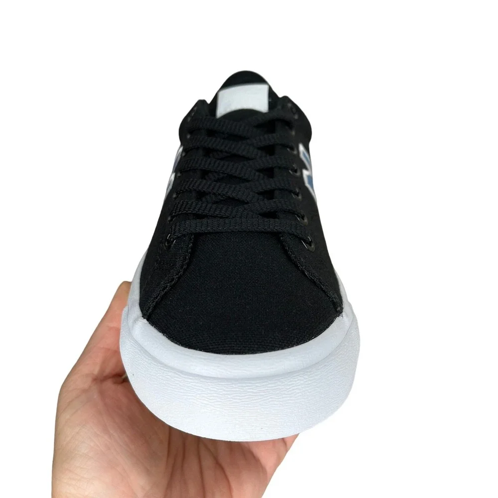 New Balance Youth Boys Girls Skate Sneakers Size 5.5 Black-Sky Blue Canvas Upper